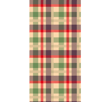 Tartan rutigt mönster Tapet prydnadsföremål - Tenstickers