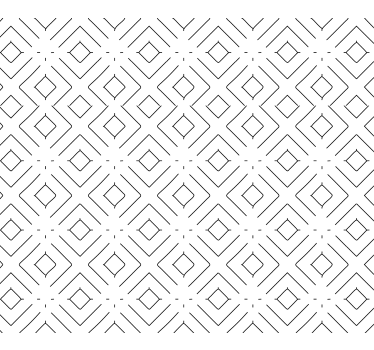 Geometrisk svart / vit fyrkantig tapet - Tenstickers