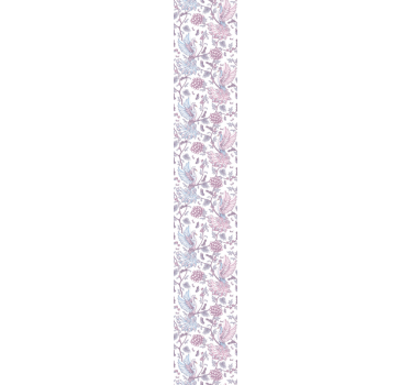 Blommor och djurmönster lounge tapeter - Tenstickers