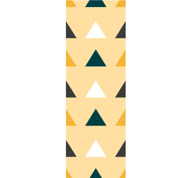 Färgade trianglar geometriska triangel tapeter - Tenstickers