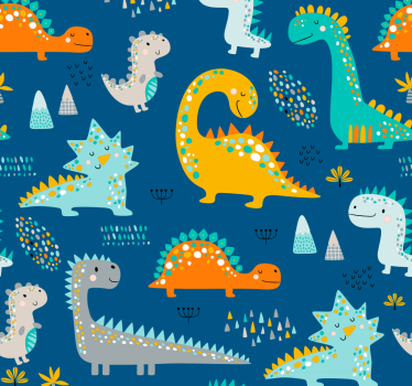 Dinosaurier mönster dinosaurie tapet - Tenstickers