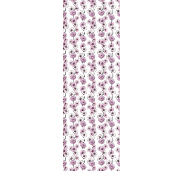Blommiga blommor Tapet blommor - Tenstickers
