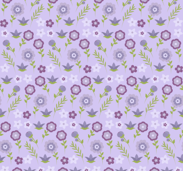 Enkel lila blommor natur tapet - Tenstickers