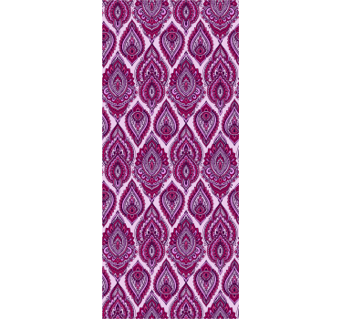 Rosa blad paisley natur tapet - Tenstickers