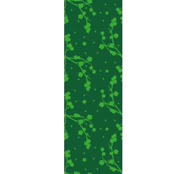 Botanisk grönska Tapet blad - Tenstickers
