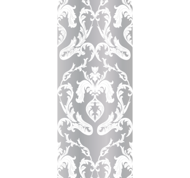 Silver mönster design tapet målningar - Tenstickers