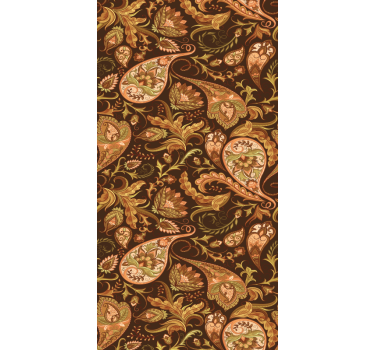 Persisk paisley mönster natur tapet - Tenstickers
