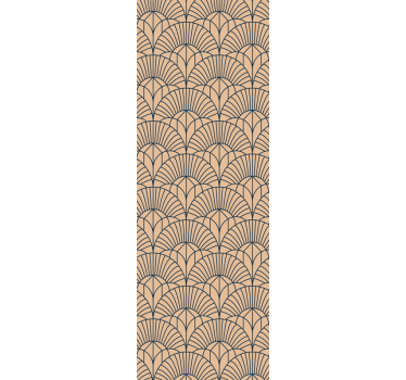 Abstrakt beige mönster kontor rum tapet - Tenstickers