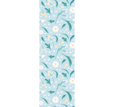 Daisy blommor faller natur tapet - Tenstickers