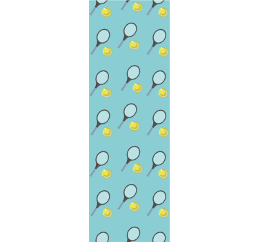 Tennis mönster Tapet konst - Tenstickers