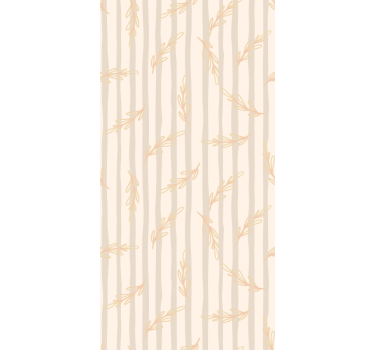 Elegant beige randig tapet - Tenstickers