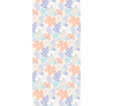 Nordisk stil originalblommor cool abstrakt tapet - Tenstickers