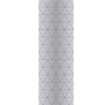 Vackra metalliska trianglar lounge tapeter - Tenstickers