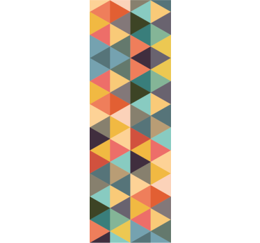 Multicolor geometriska mönster lounge tapeter - Tenstickers
