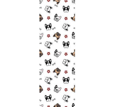 Hund doodle ensemble Tapet hundar - Tenstickers
