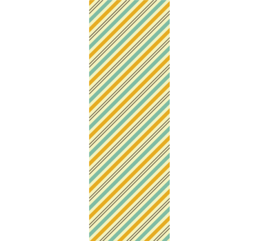 Vintage diagonalt tricolor mönster sovrum tapet - Tenstickers