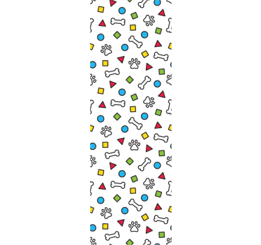 Lekfulla husdjursmotiv Tapet hundar - Tenstickers