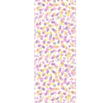 Flerfärgad polka Tapet cirklar, prickar och polka dots - Tenstickers