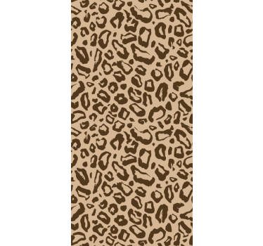 Stora och små leopardfläckar lounge tapeter - Tenstickers