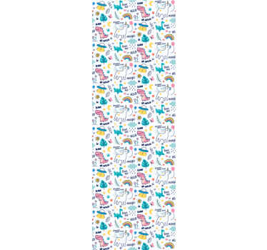 Barn koncept illustration av hand ritar barn tapeter - Tenstickers
