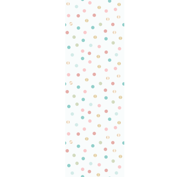 Glitter konfetti prickiga sömlösa mönster cirkel tapeter - Tenstickers