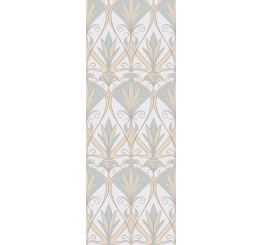 Botaniska retro blommönster retro tapeter - Tenstickers