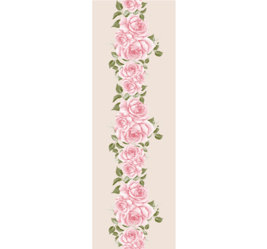 Vintage rosa rosmönster vintage tapeter - Tenstickers