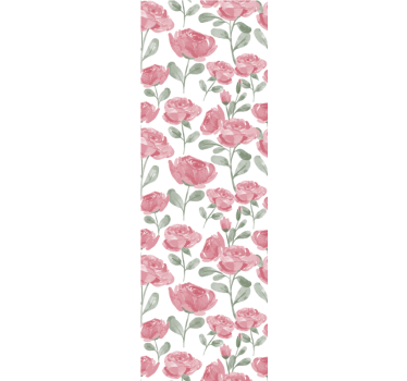 Aquarella rosor Tapet blommor - Tenstickers