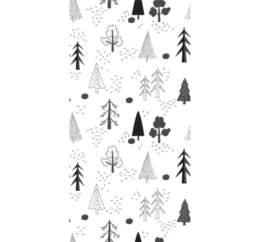 Skandinaviska skogen tapet natur - Tenstickers