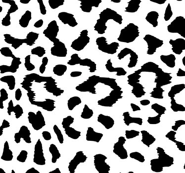 Leopard enkel tapet med djurtryck för sovrummet - Tenstickers