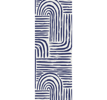 Ny modern stil blå mönster cool abstrakt tapet - Tenstickers