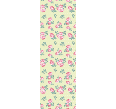 "shabby chic" med dodsmönster sovrumstapet - Tenstickers