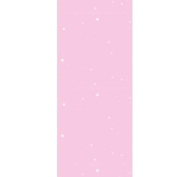 Vita stjärnor med rosa bakgrund barn tapeter - Tenstickers