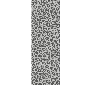 Klassisk stil grå leopardmönstrad loungetapet - Tenstickers