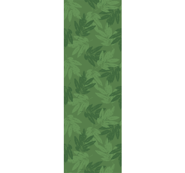 Gröna blad enkla mönster blad tapeter - Tenstickers