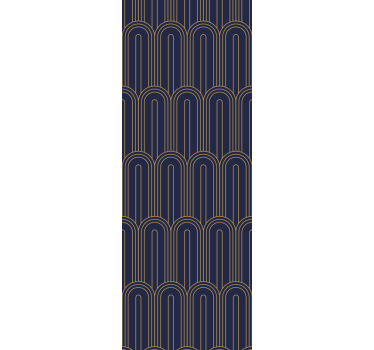Art-deco lila former cool abstrakt tapet - Tenstickers