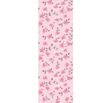Söt rosa blomma barn tapeter - Tenstickers