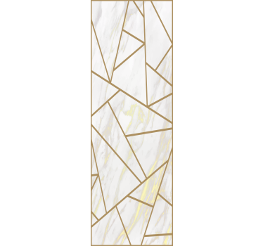 Marmor geometrisk mosaik marmor effekt tapeter - Tenstickers