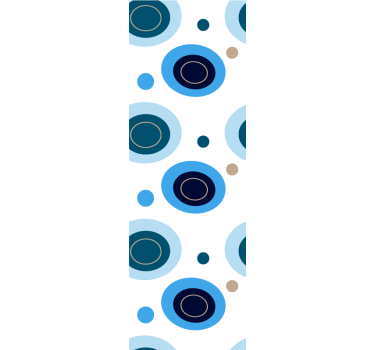 Tapet cirklar, prickar och polka dots abstrakta mönster - Tenstickers