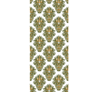 Elegant blomstruktur Tapet blommig - Tenstickers
