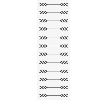 Tapet anpassningsbara med minimalistiska pilmönster - Tenstickers