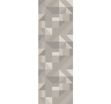 Tapet geometriska former neutrala beige nyanser - Tenstickers