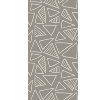 Triangulär mönsterdesign tapet geometriska former - Tenstickers