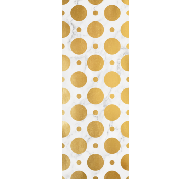 Guld marmor prickar marmor effekt tapeter - Tenstickers