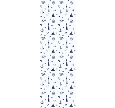 Ankare och segelbräda mönster barn tapeter - Tenstickers