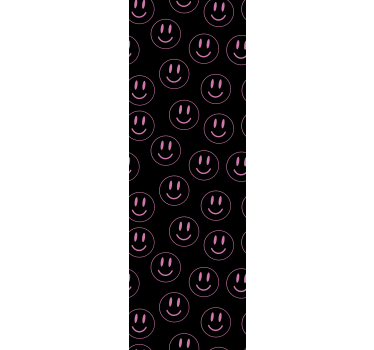 Vita och lila smiley faces tonårs tapeter - Tenstickers