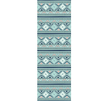 Tapet geometriska former etnisitet i mjuka toner - Tenstickers