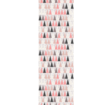 Färg geometriska triangelmönster tapeter - Tenstickers