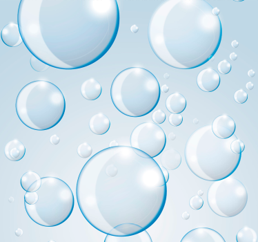 Bubbeldans 3d tapet - Tenstickers