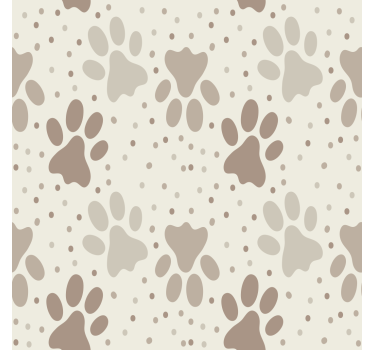 Hundtassar barn tapet - Tenstickers